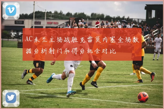 AC米兰主场战胜克雷莫内塞全场数据分析射门和得分机会对比